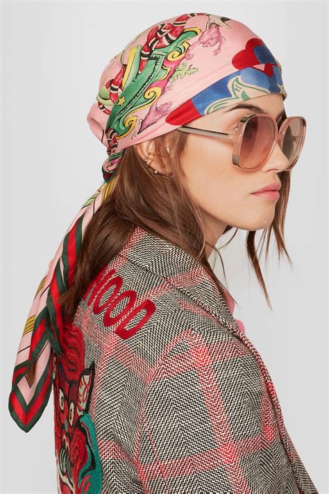 gucci head scarf women's